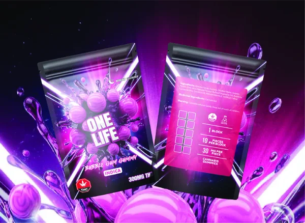 One Life - Indica Gummies (300mg) - Image 2