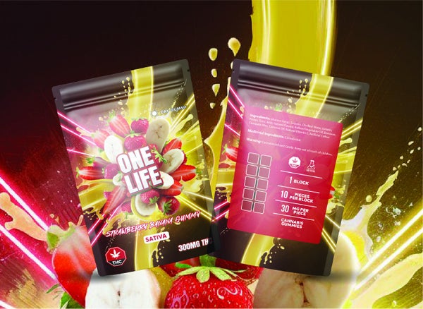 One Life - Sativa Gummies (300mg) - Image 2