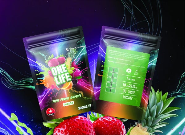 One Life - Indica Gummies (300mg) - Image 4