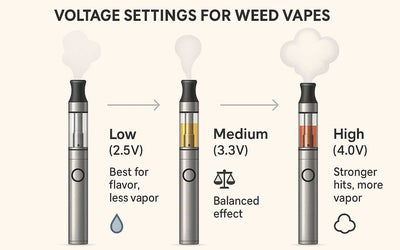 Best Voltage for Vaping Weed Flavour – How Voltage Settings Shape Taste and Smoothness