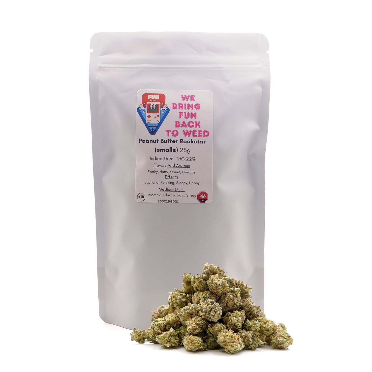 Fun Buds - Peanut Butter Rockstar (smalls) - Image 3